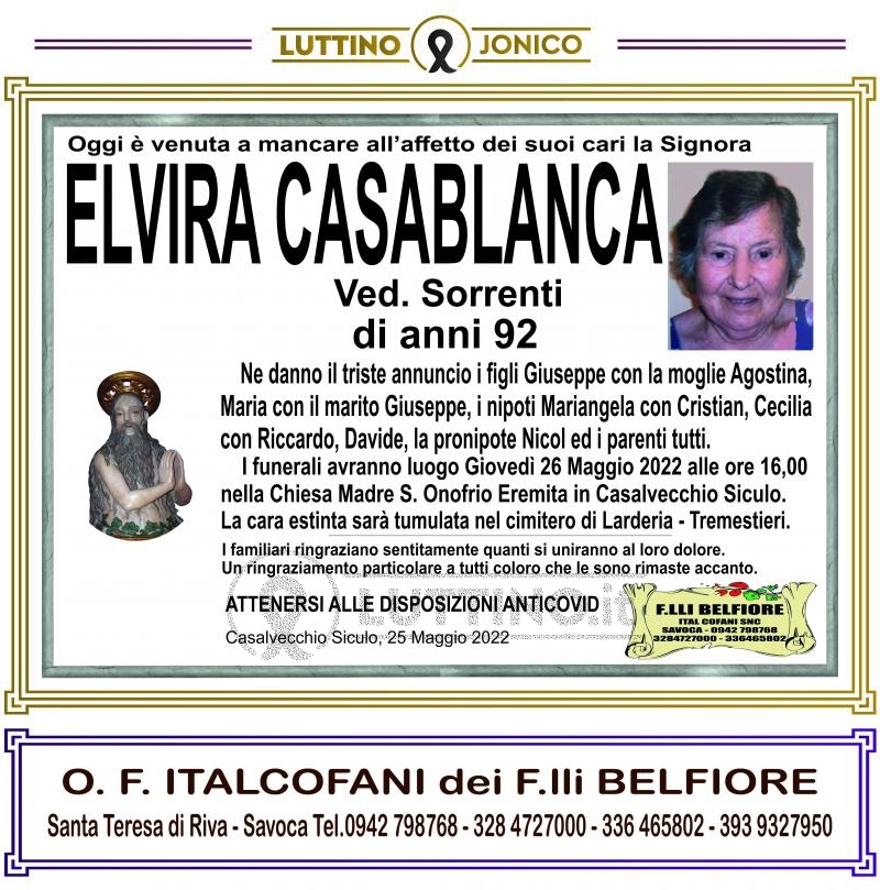 Elvira Casablanca 